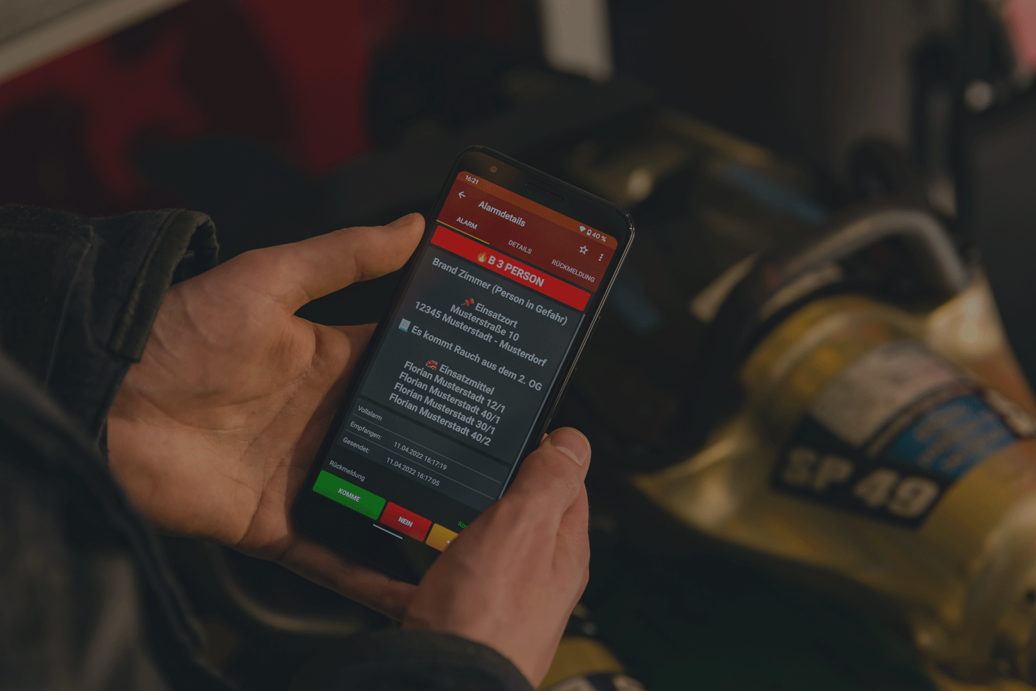 Alarmierung